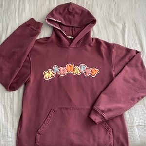 Madhappy bubble letter sweatshirt🩵🩷